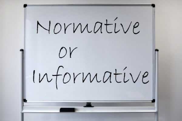 Normative or informative